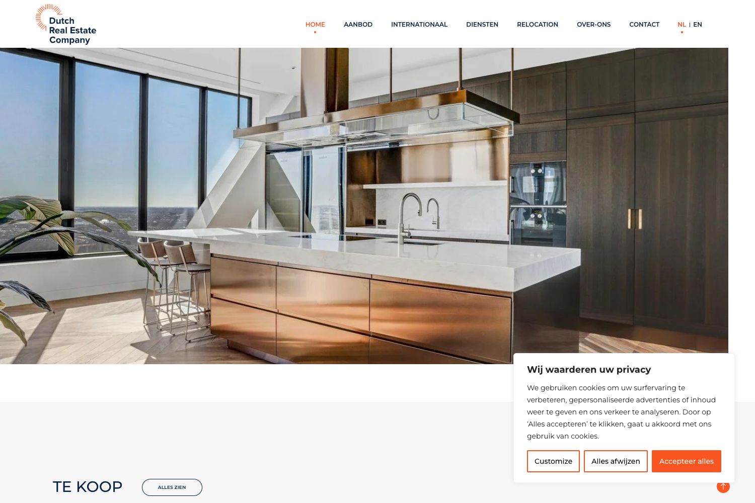 Website screenshot https://dutchrealestatecompany.com