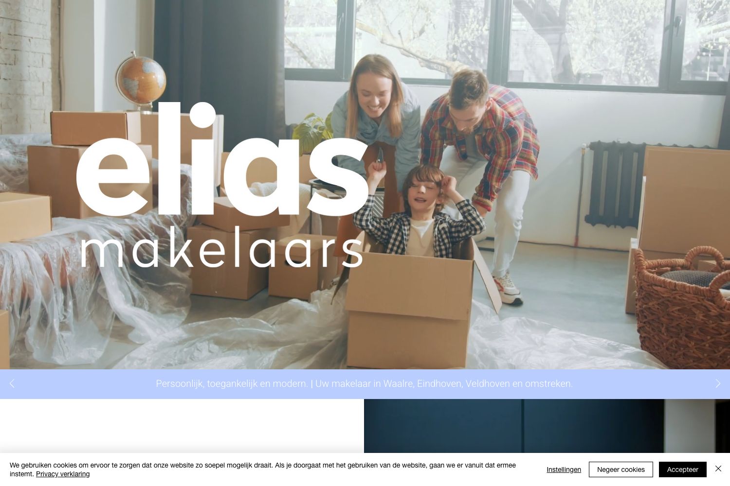 Website screenshot https://eliasmakelaars.nl