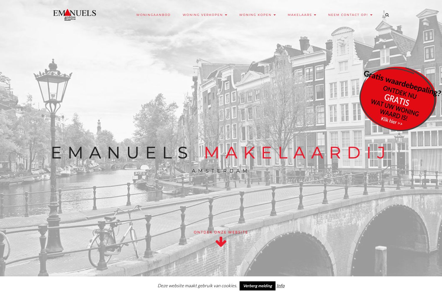 Website screenshot https://emanuelsmakelaardij.nl