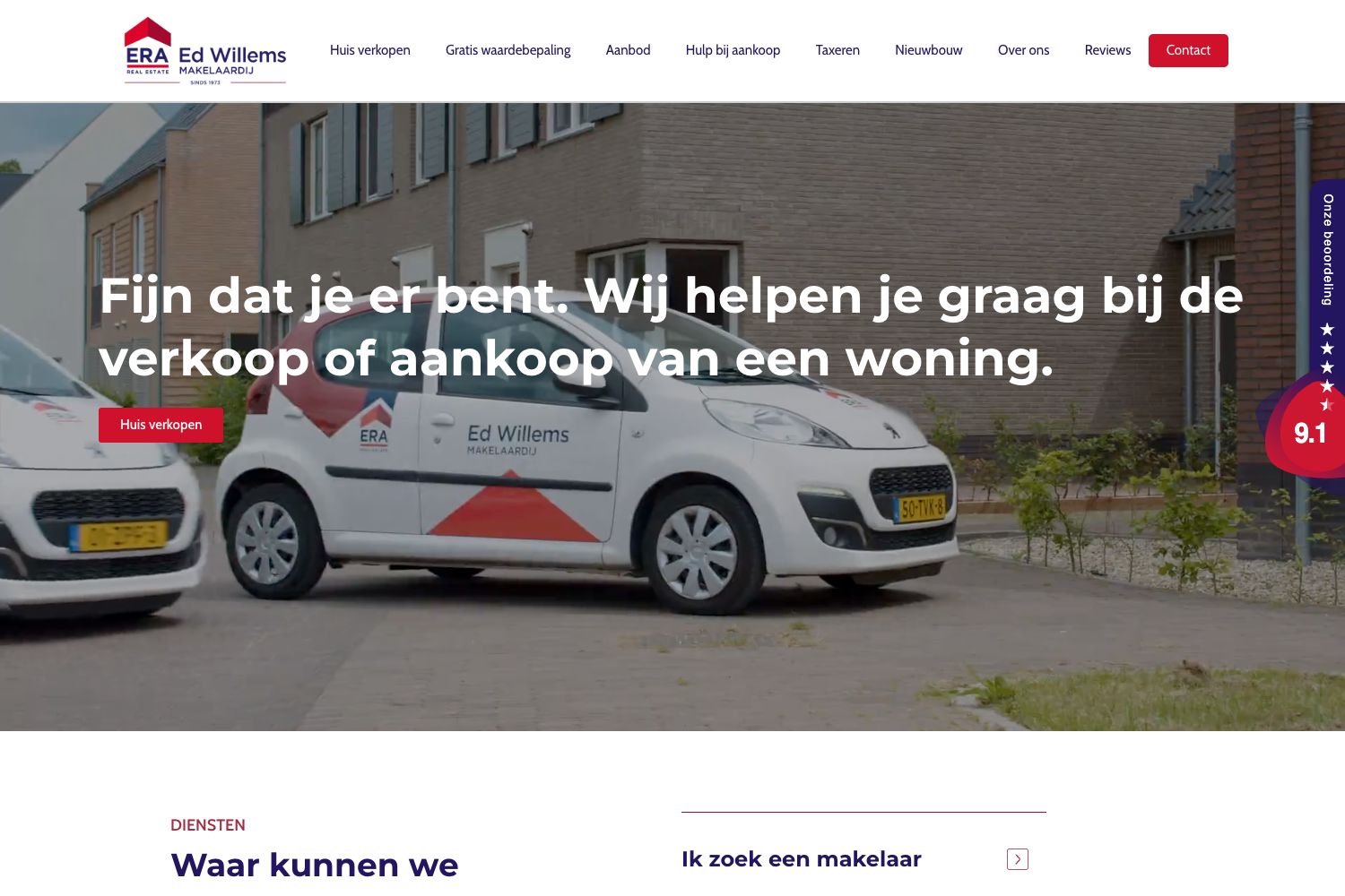 Website screenshot https://edwillems.nl