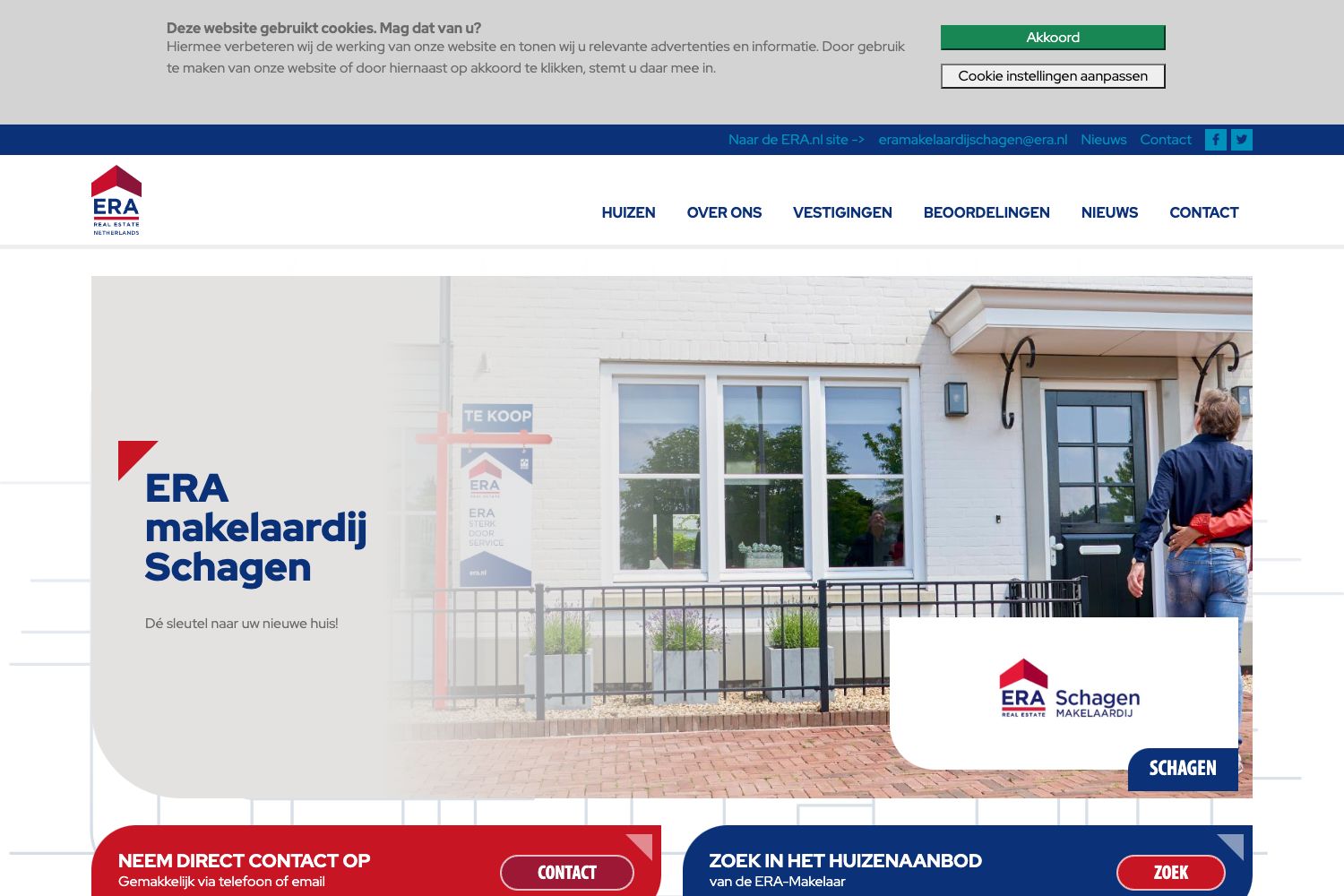 Website screenshot https://eramakelaardijschagen.nl