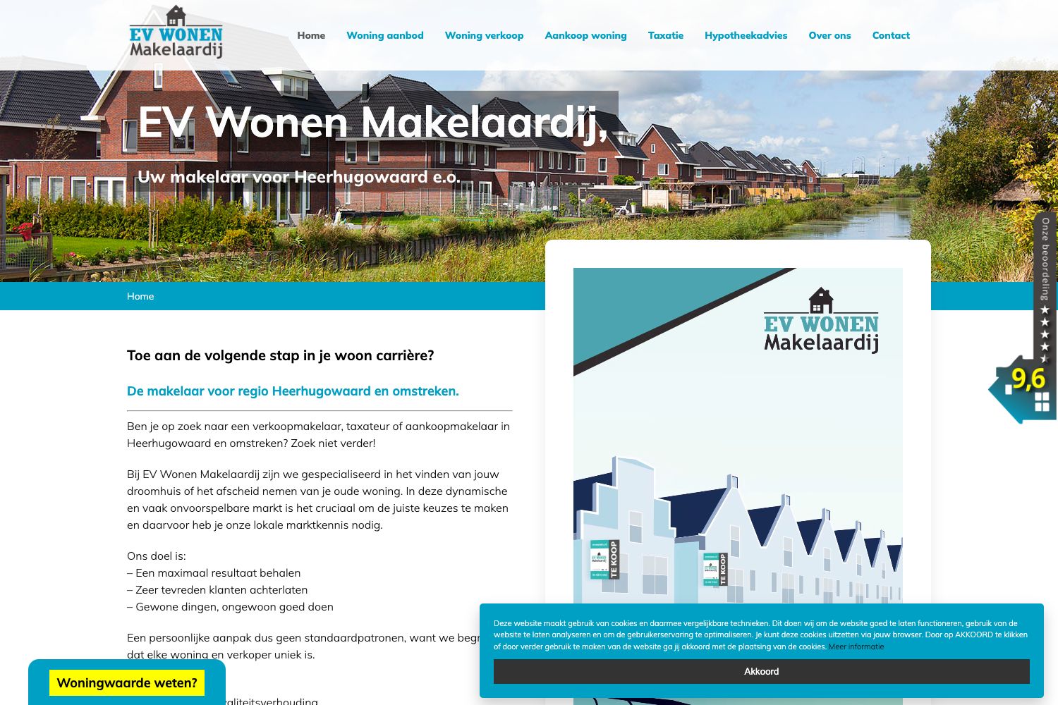Website screenshot https://evwonen.nl