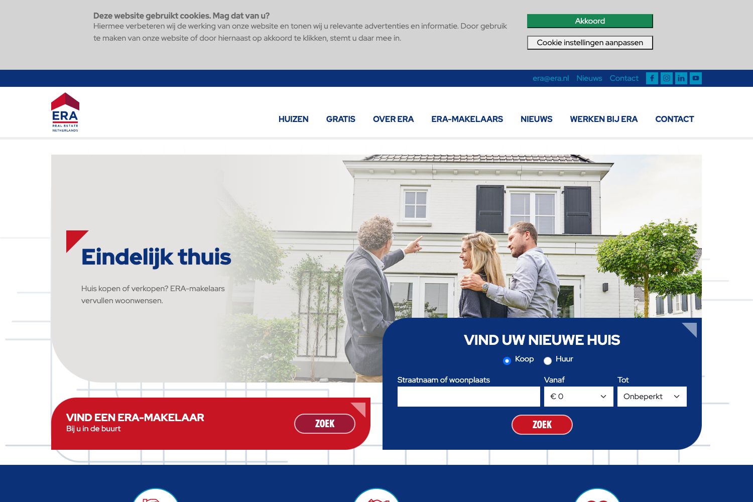 Website screenshot https://era.nl