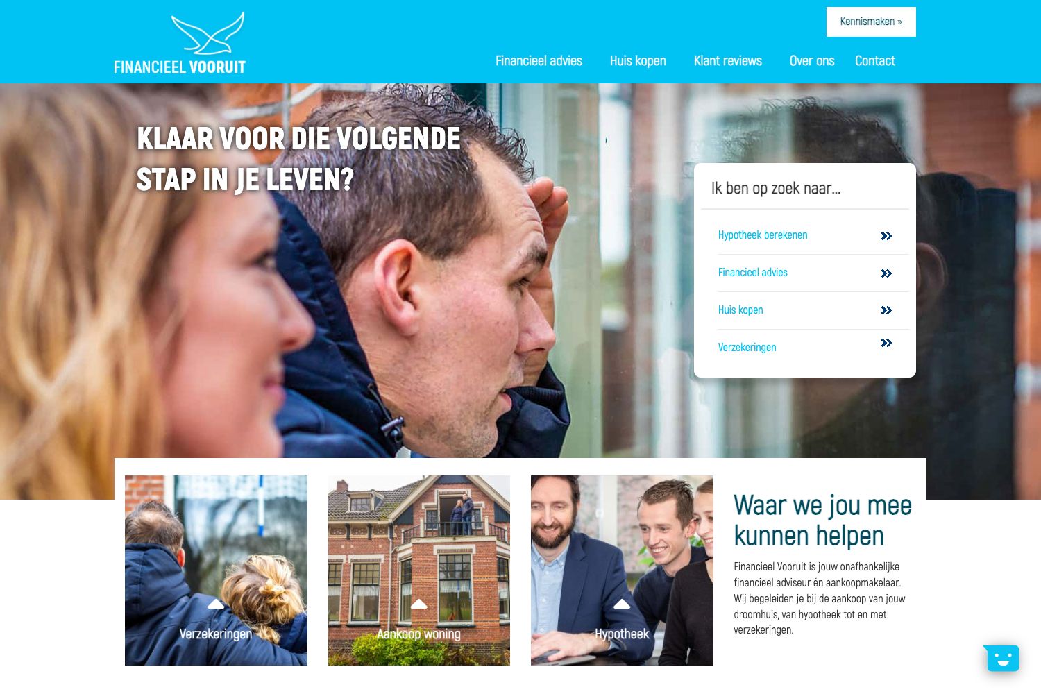 Website screenshot https://financieelvooruit.nl