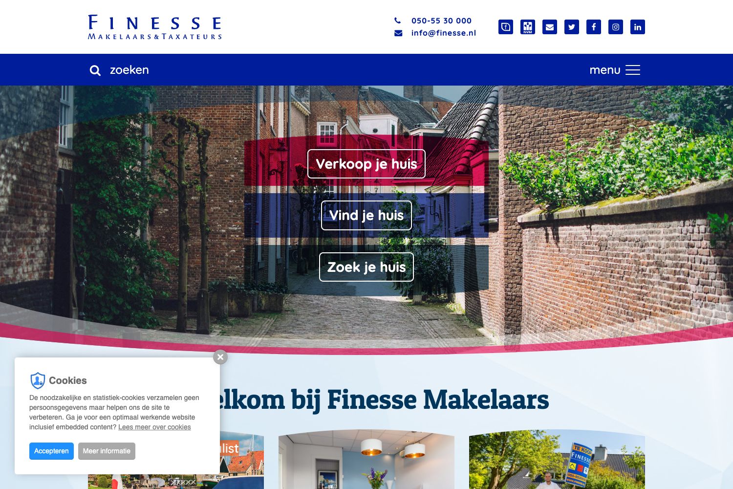 Website screenshot https://finesse.nl