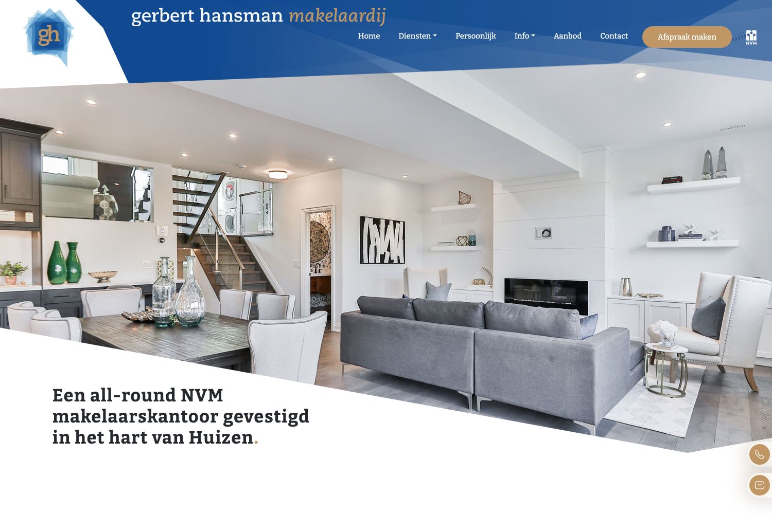 Website screenshot https://gerberthansman.nl