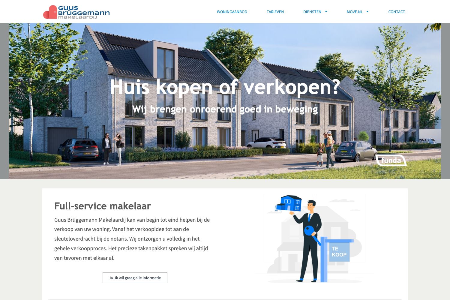 Website screenshot https://guusbruggemann.nl