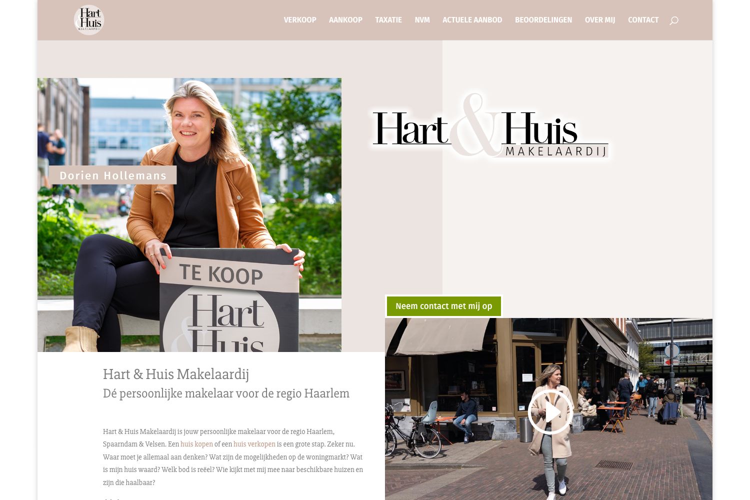 Website screenshot https://hartenhuis.nl