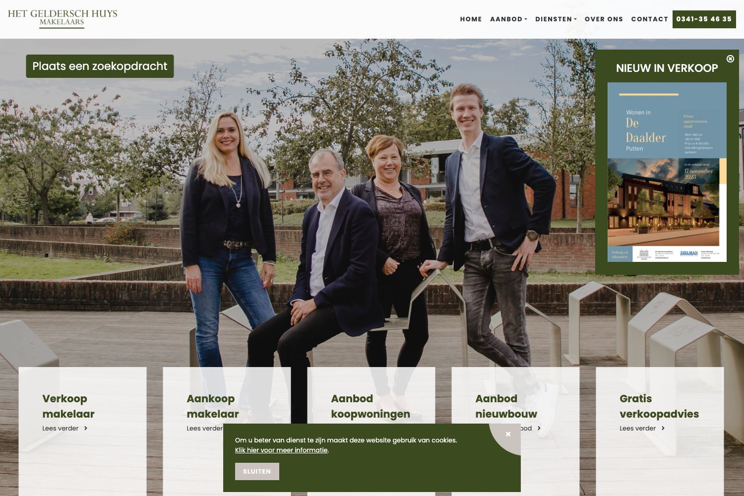 Website screenshot https://hetgelderschhuys.nl