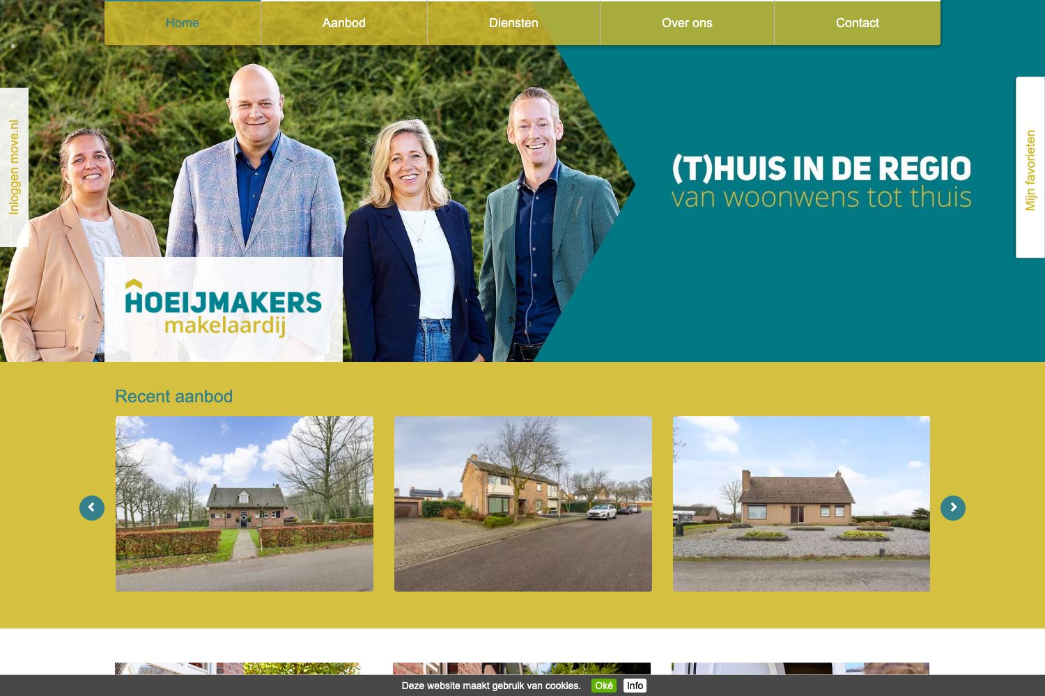 Website screenshot https://hoeijmakersmakelaardij.nl