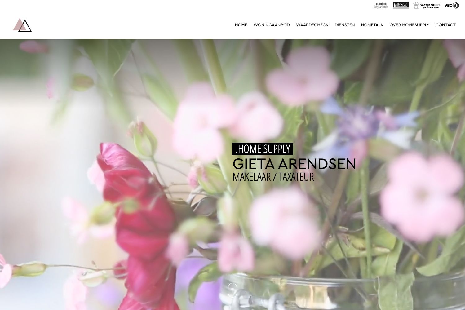 Website screenshot https://gieta-arendsen.com