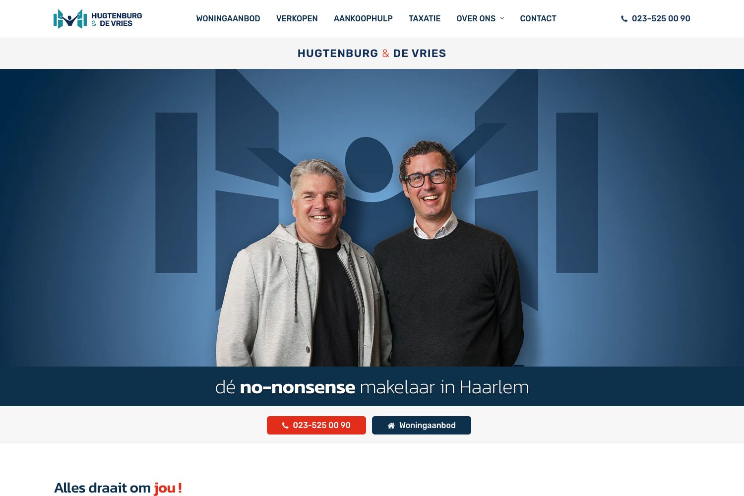 Website screenshot https://wateenleukhuis.nl