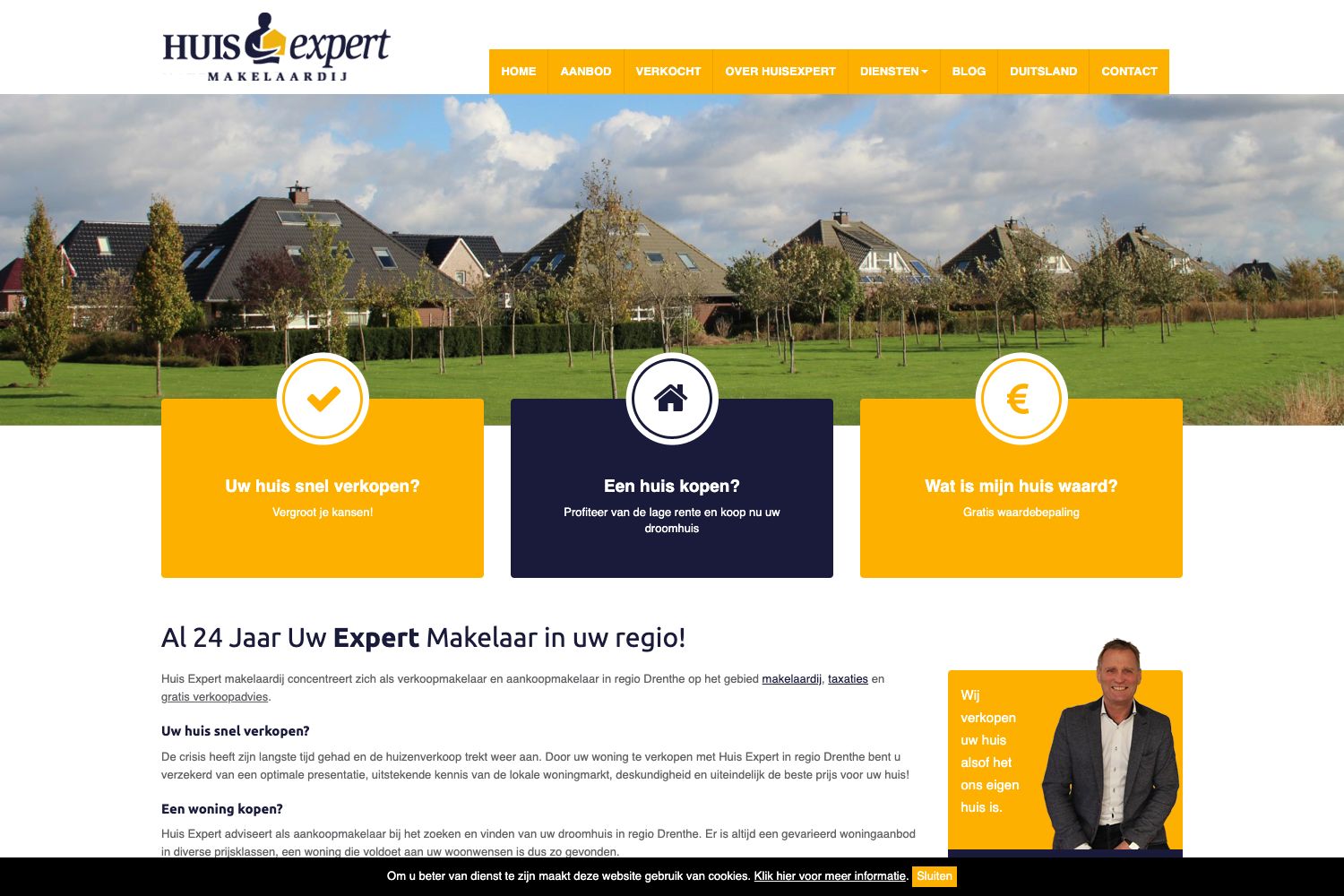 Website screenshot https://huisexpert.nl