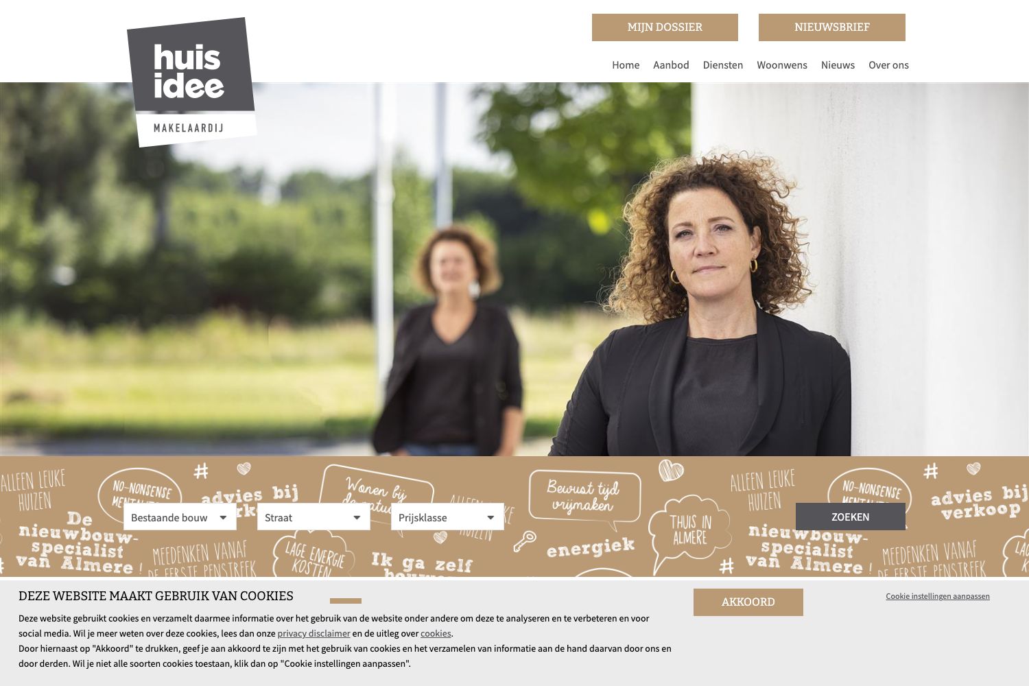 Website screenshot https://huisidee.nl