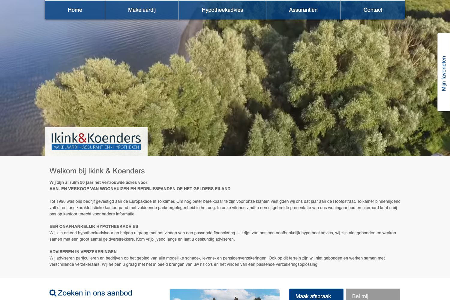 Website screenshot https://ikink-koenders.nl