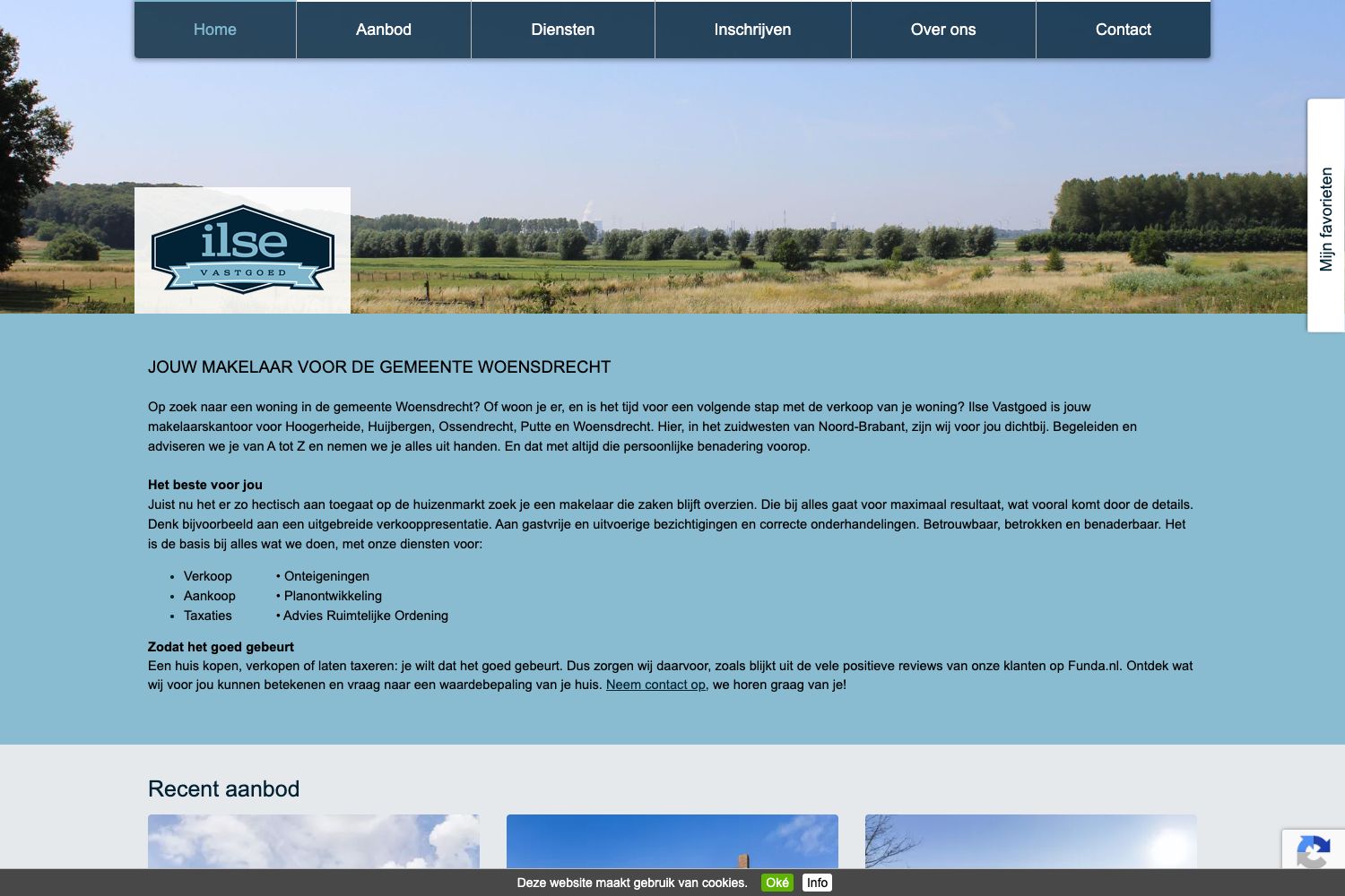 Website screenshot https://ilsevastgoed.nl