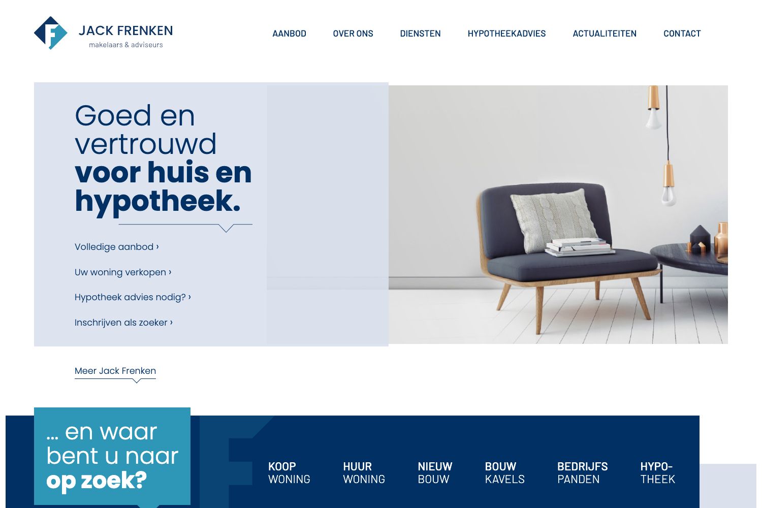Website screenshot https://jackfrenken.nl
