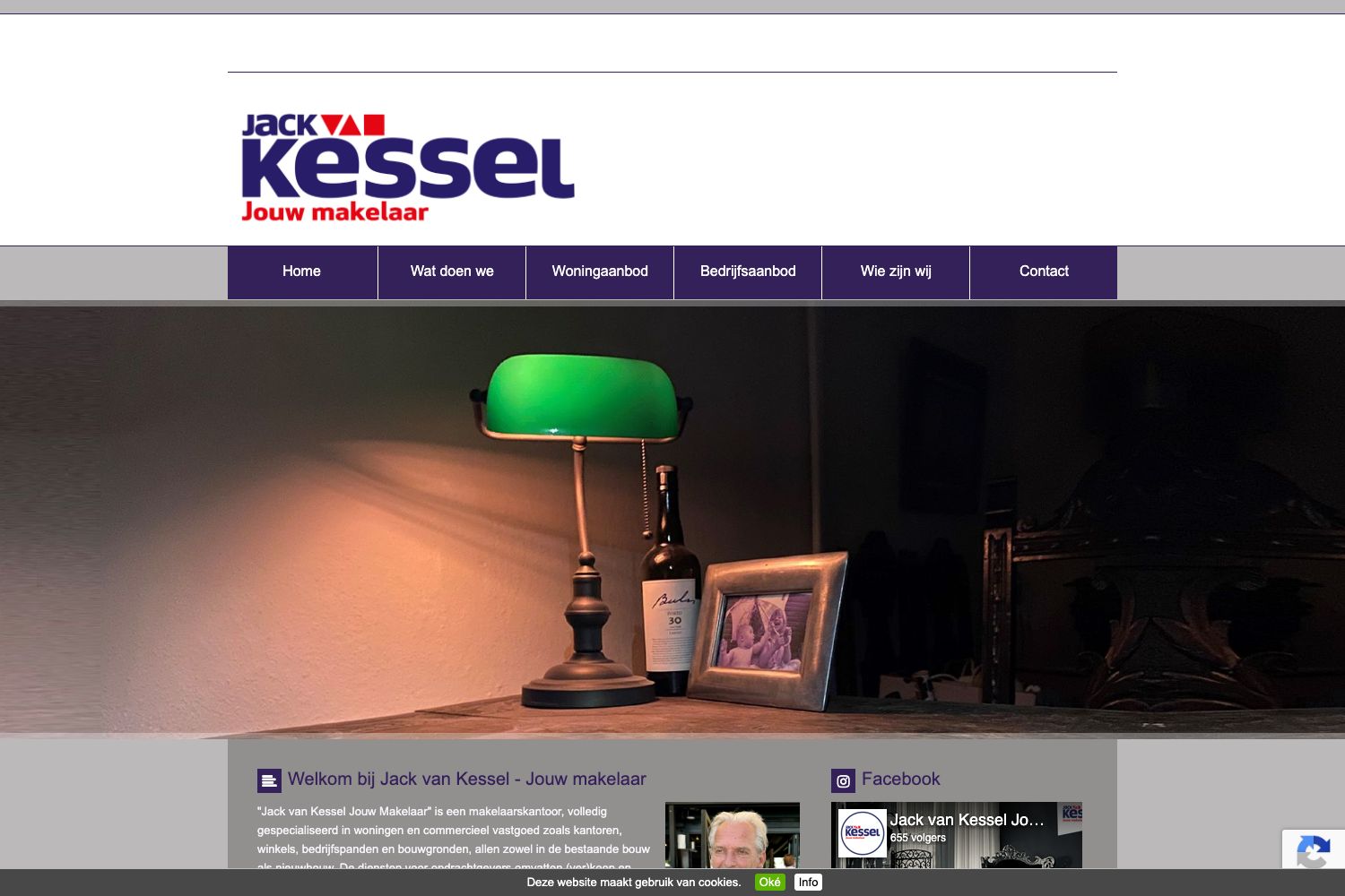 Website screenshot https://vankessel.nl