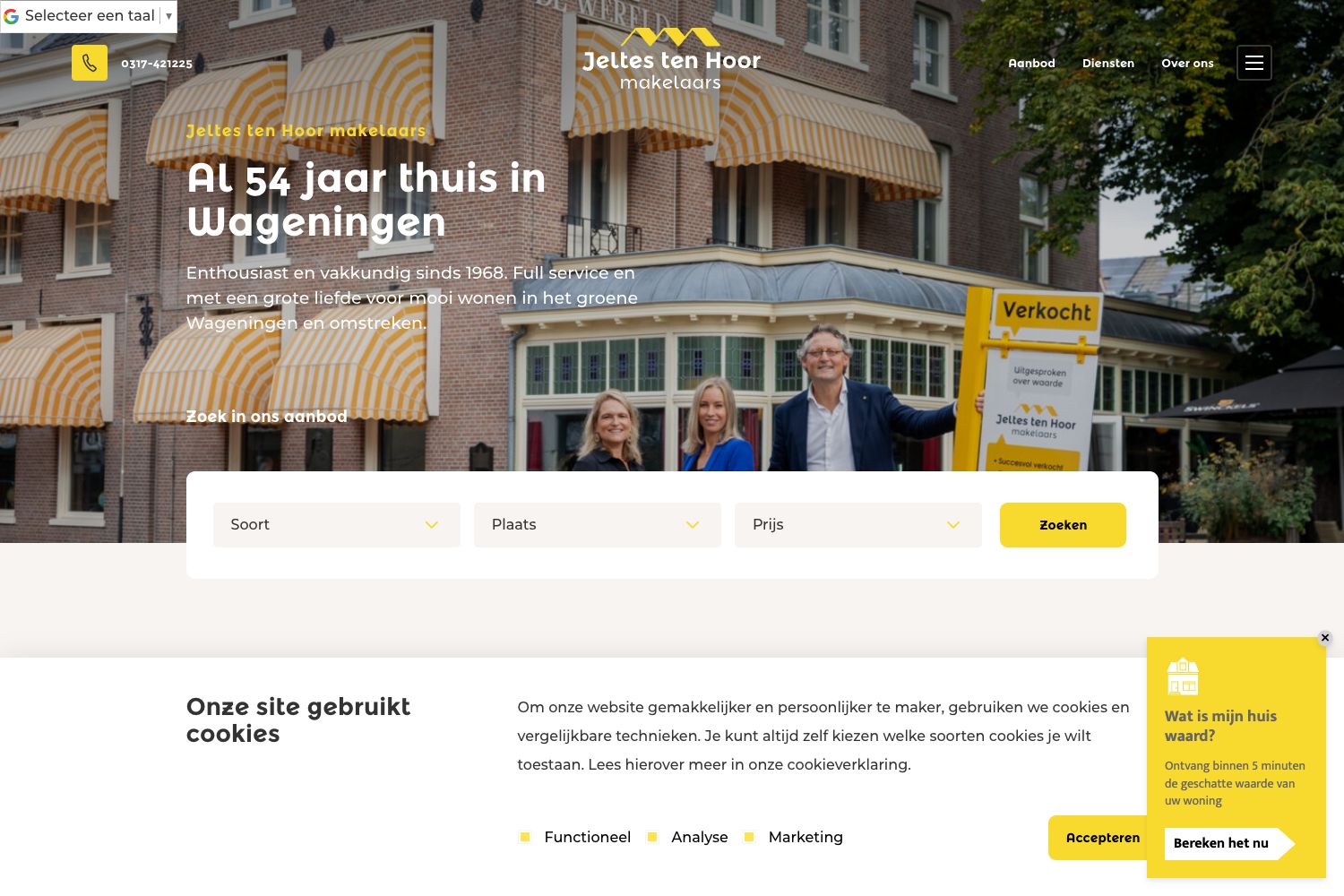 Website screenshot https://jeltes-tenhoor.nl
