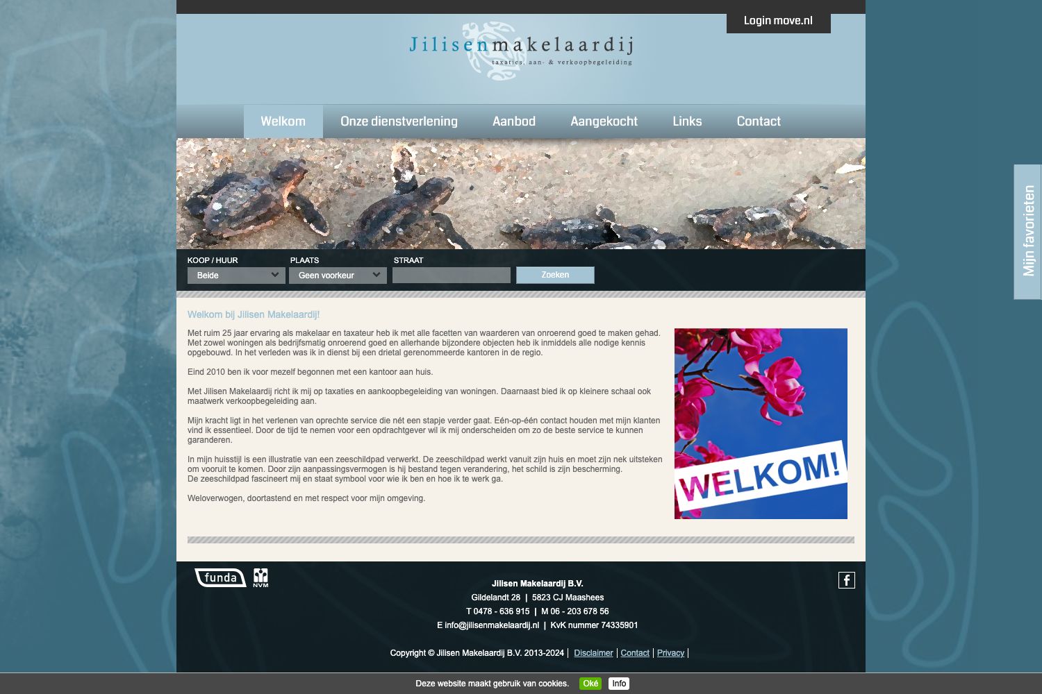 Website screenshot https://jilisenmakelaardij.nl