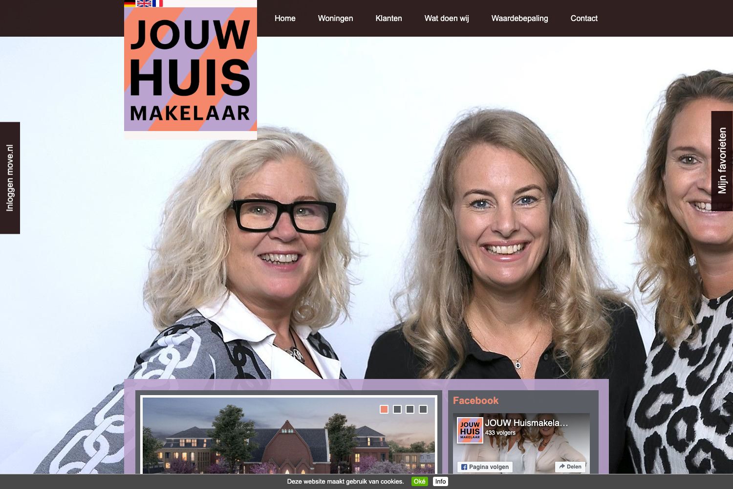 Website screenshot https://jouw-huismakelaar.nl