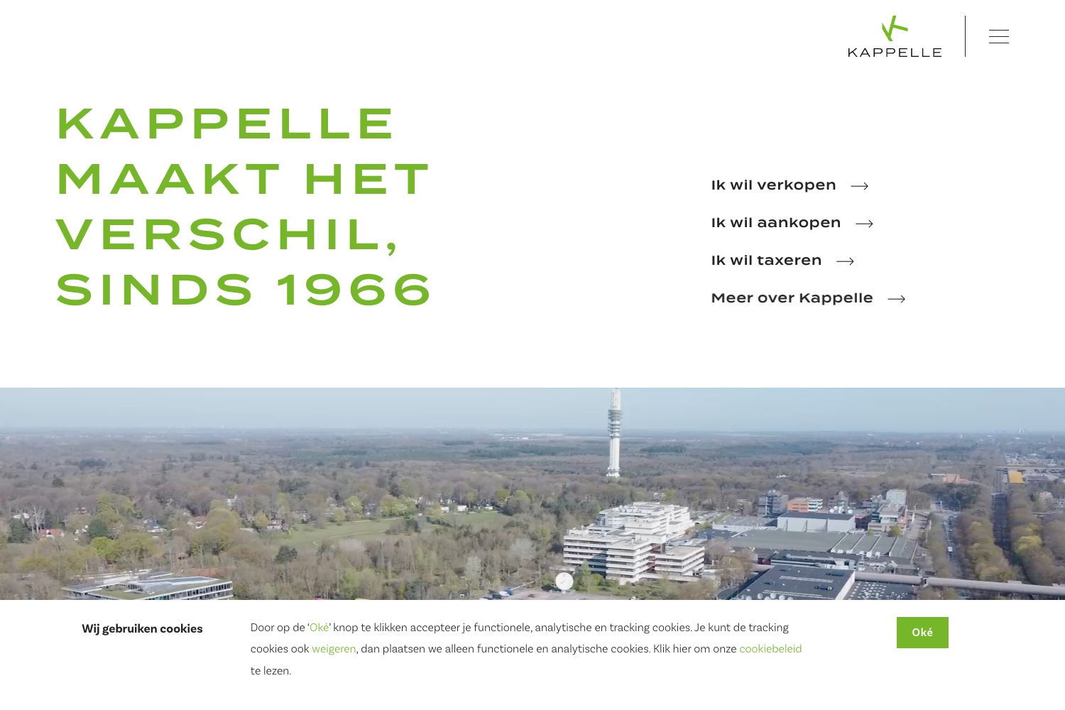 Website screenshot https://kappelle.nl