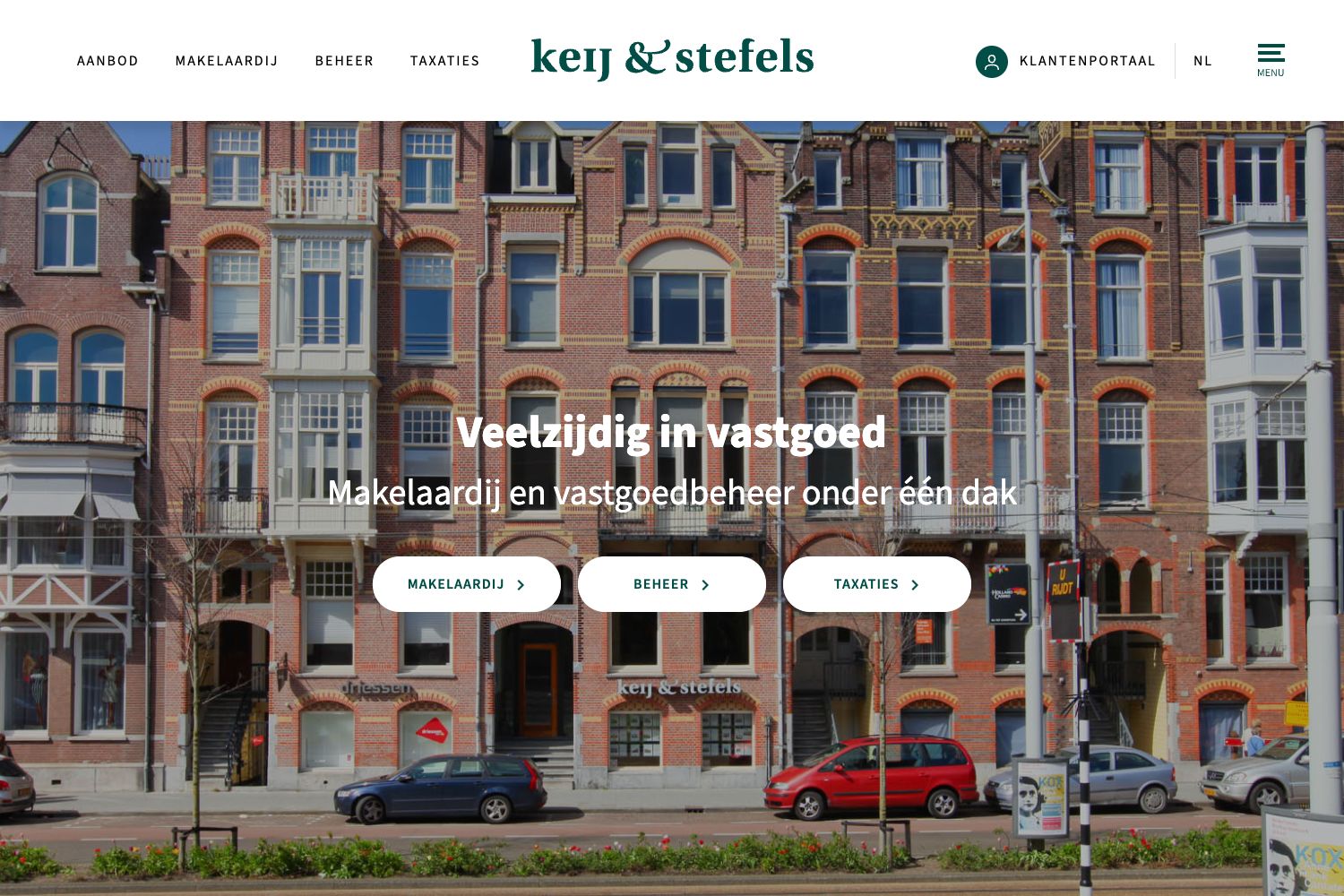 Website screenshot https://keij-stefels.nl