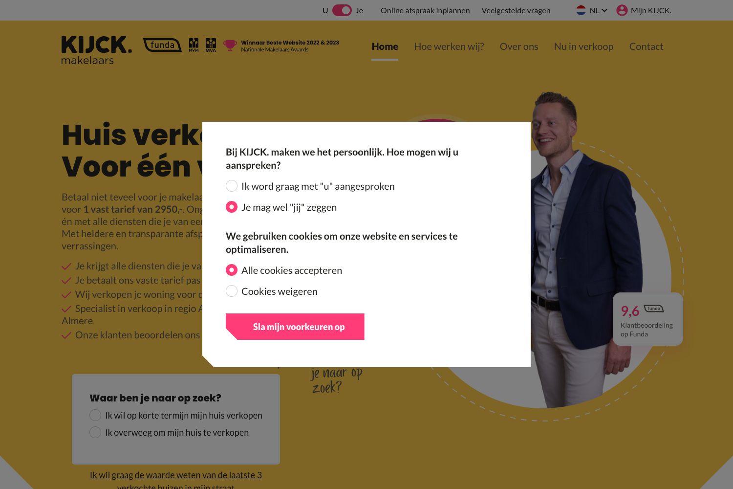 Website screenshot https://kijck.nl