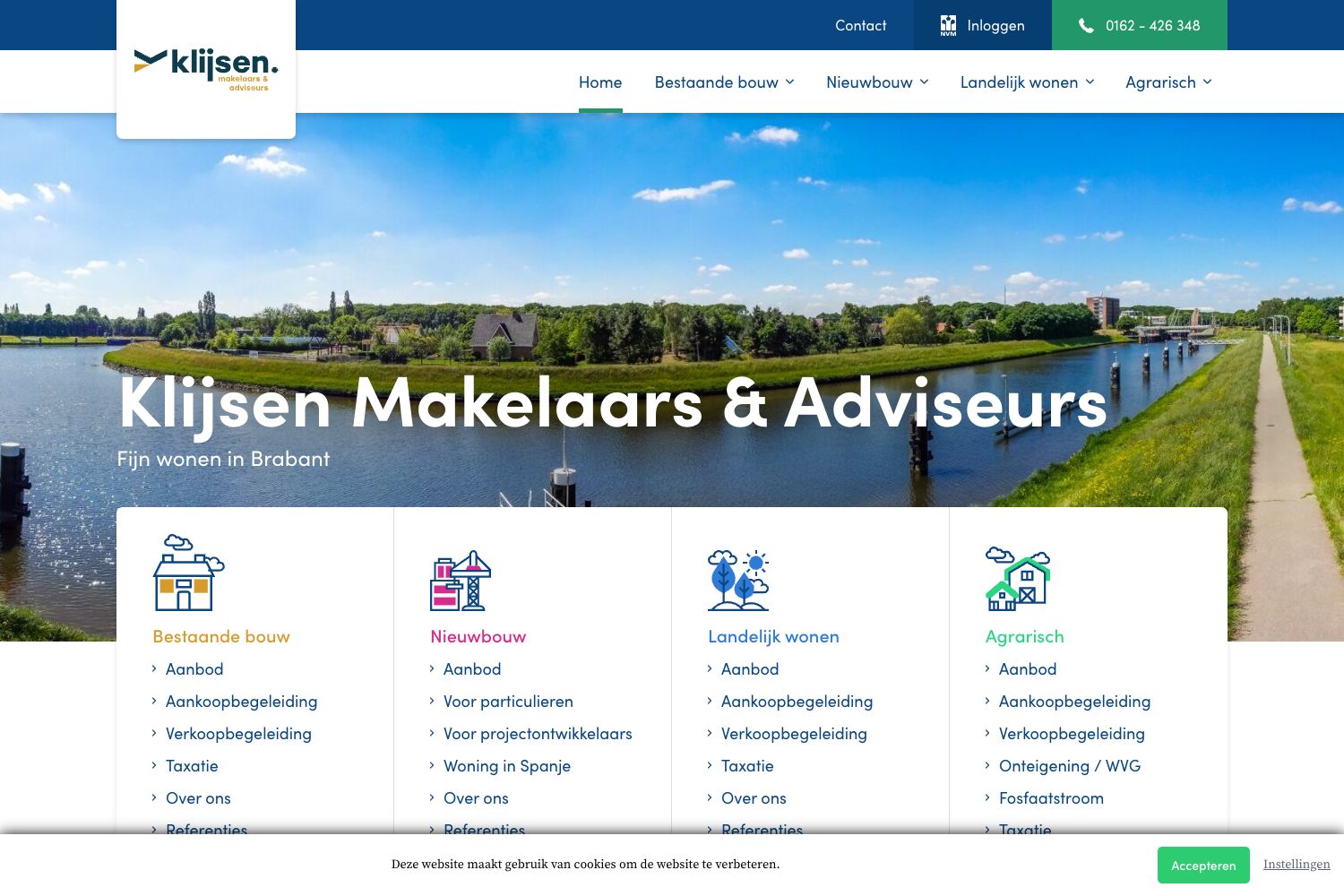 Website screenshot https://klijsen.nl