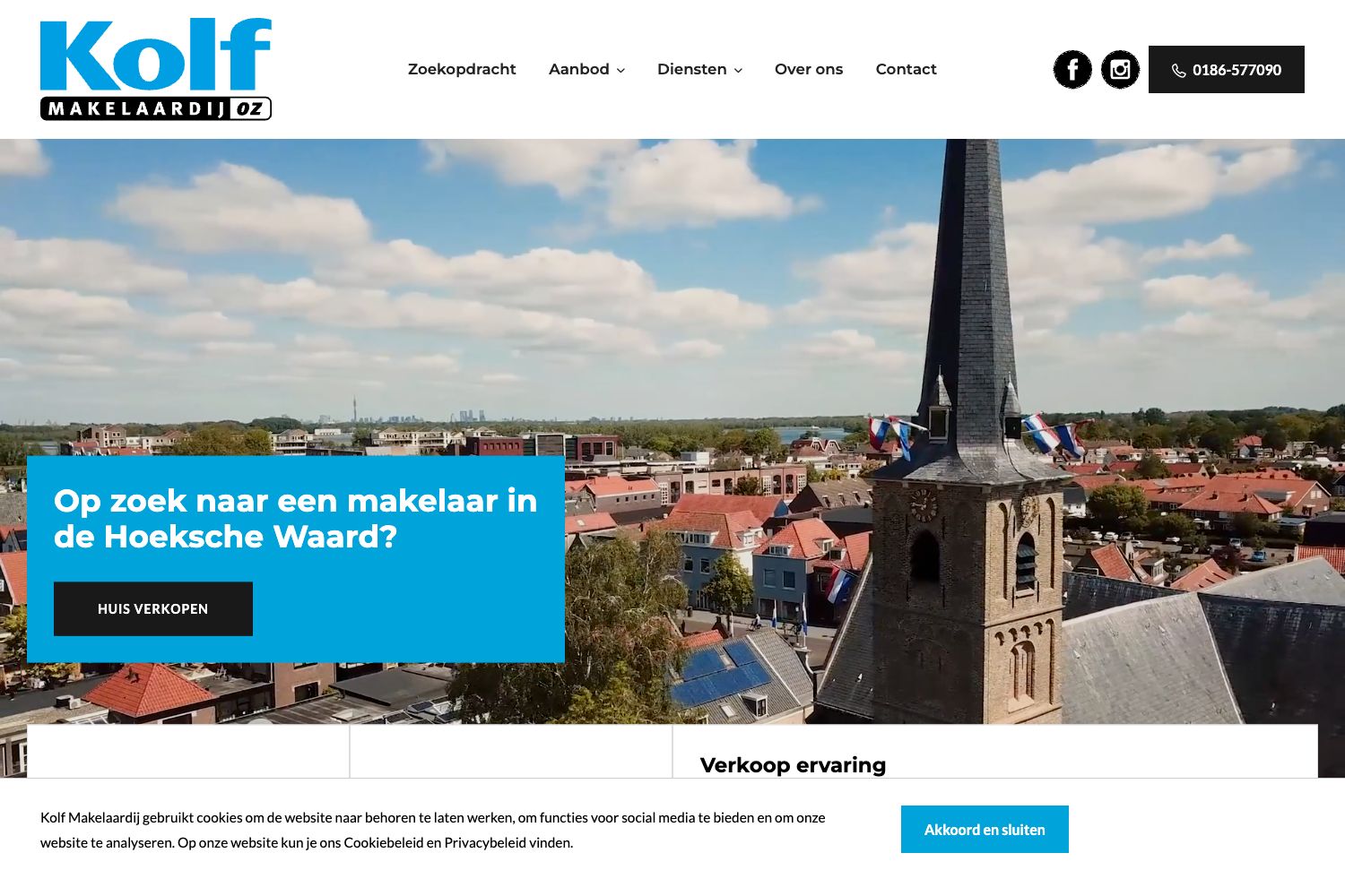 Website screenshot https://kolf.nl