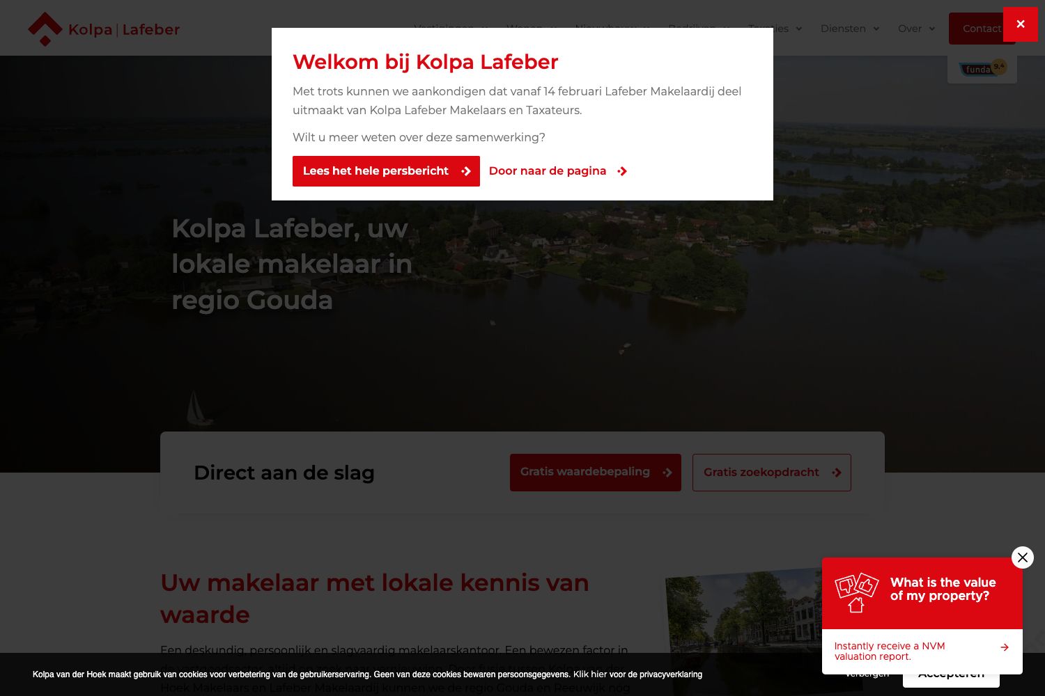 Website screenshot https://lafeber.nl