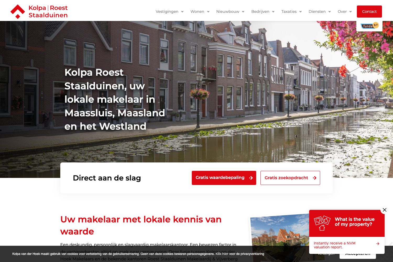 Website screenshot https://kolparoeststaalduinen.nl