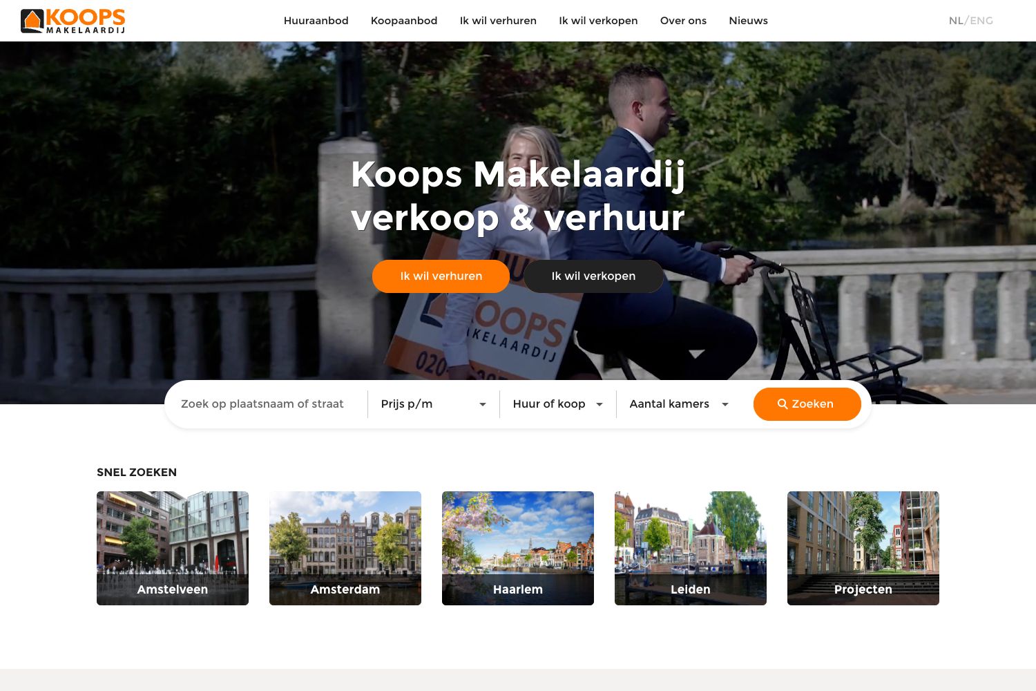 Website screenshot https://koopsmakelaardij.nl