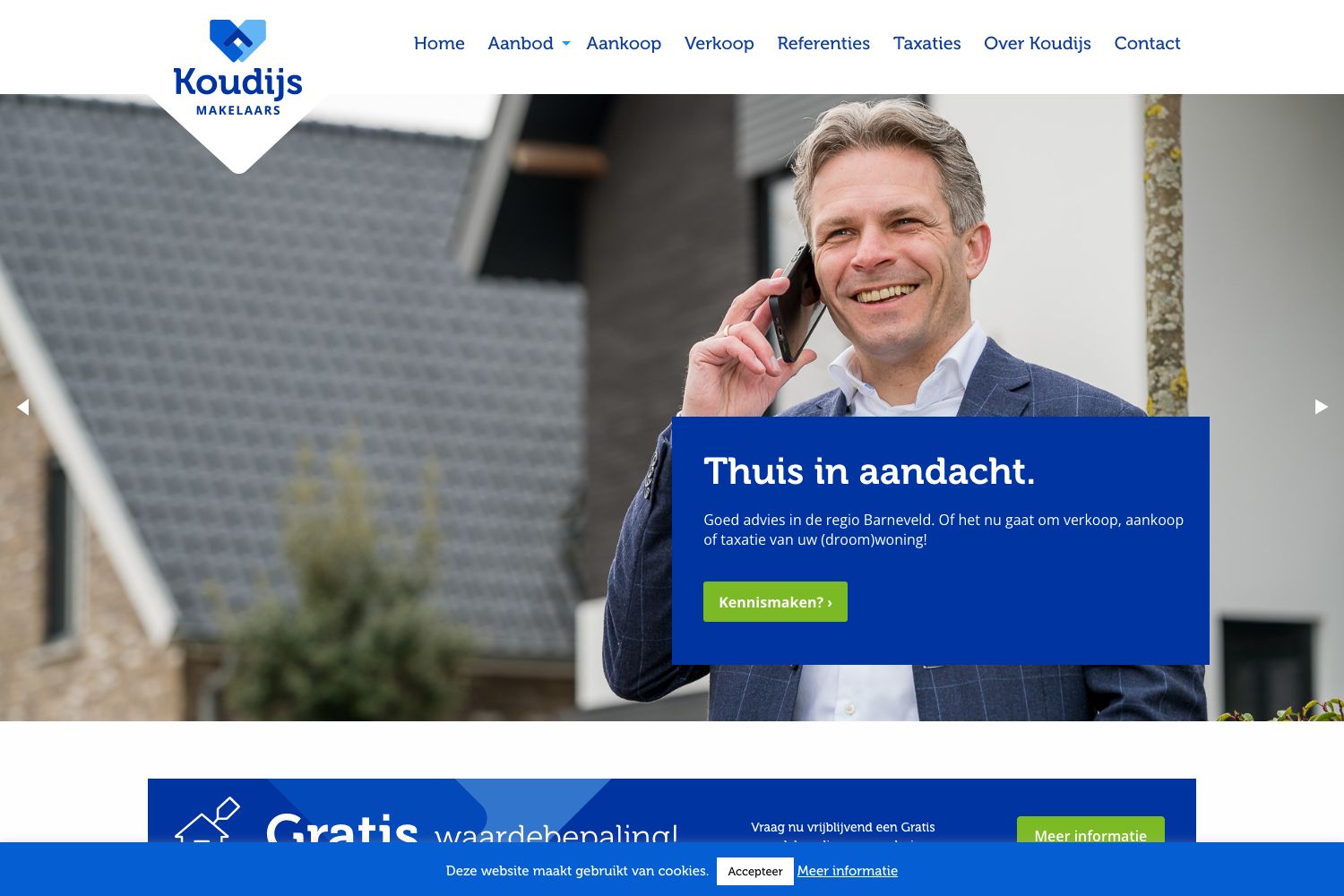 Website screenshot https://koudijsmakelaars.nl