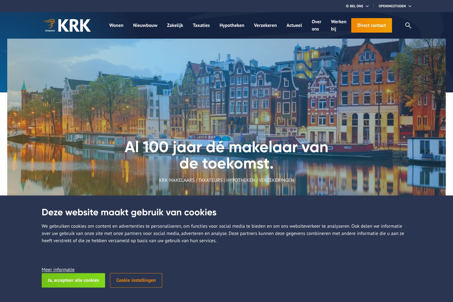 Website screenshot https://krk.nl