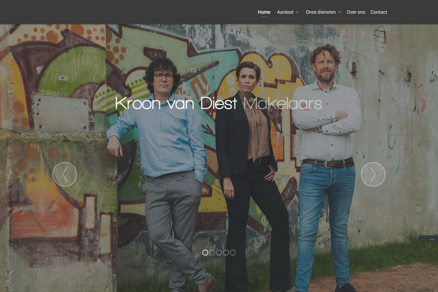 Website screenshot https://kroonvandiest.nl