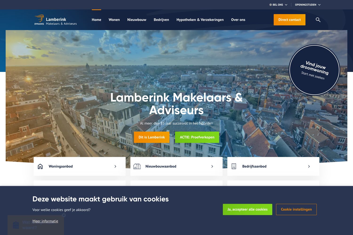 Website screenshot https://lamberink.nl