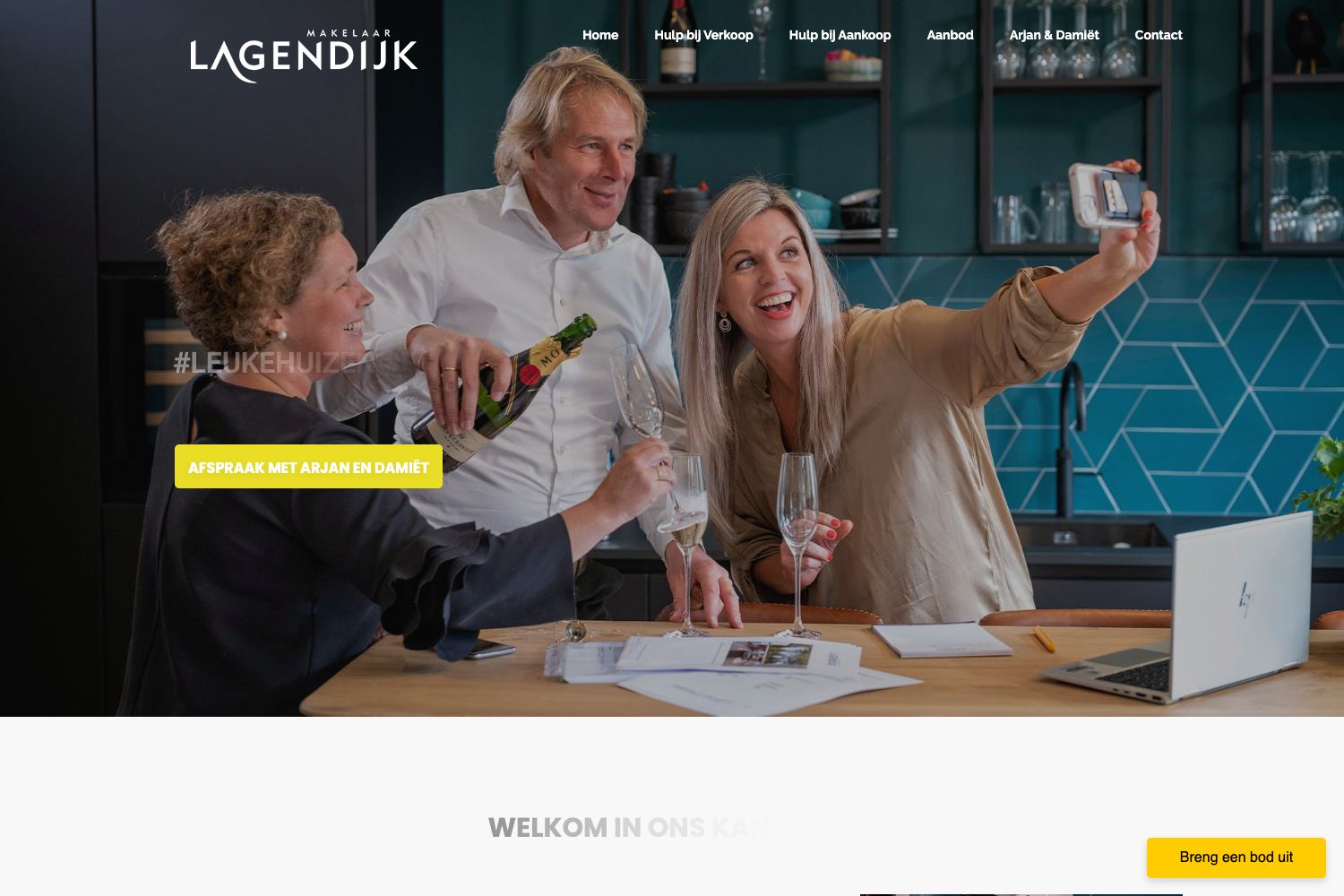 Website screenshot https://makelaarlagendijk.nl