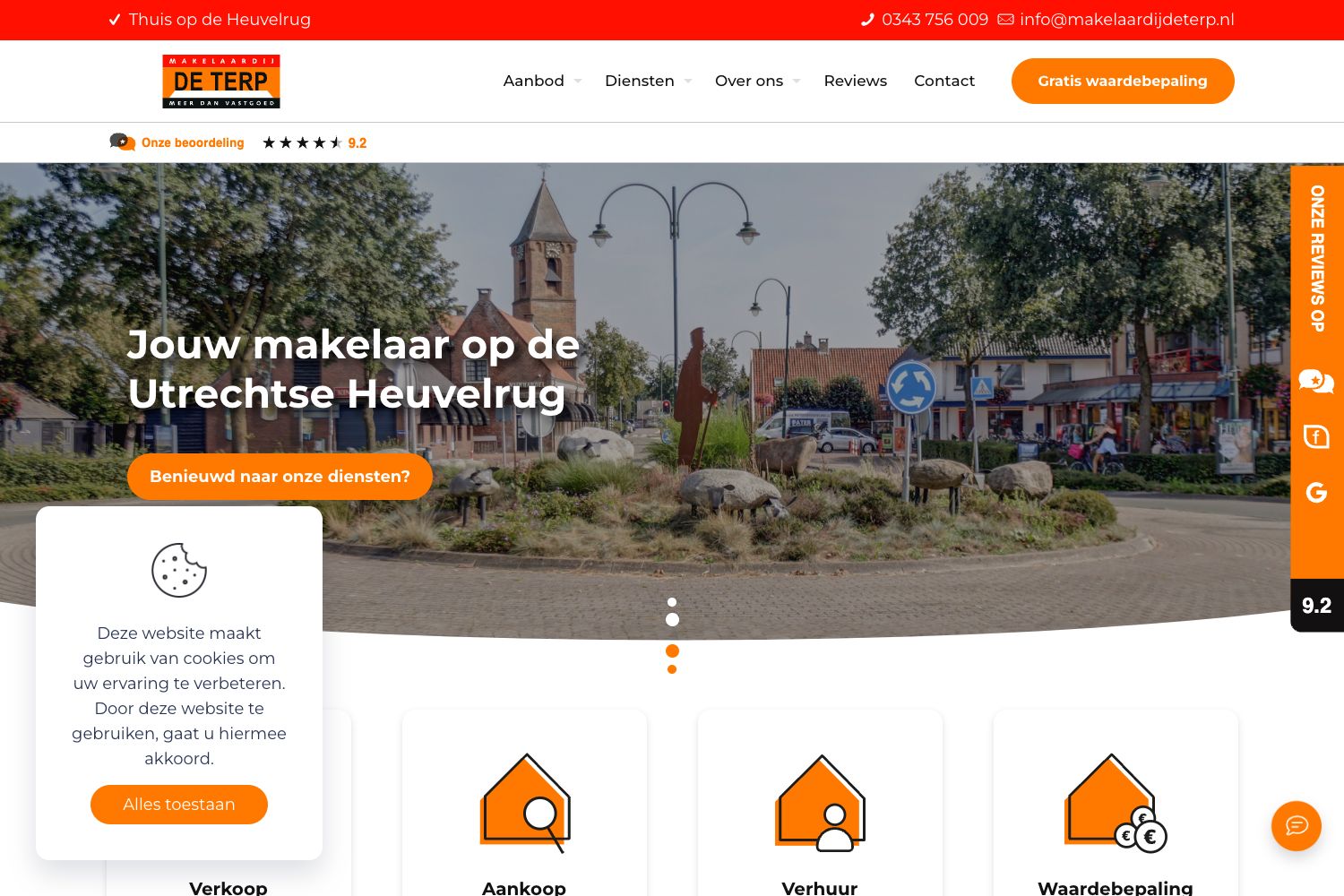 Website screenshot https://makelaardijdeterp.nl