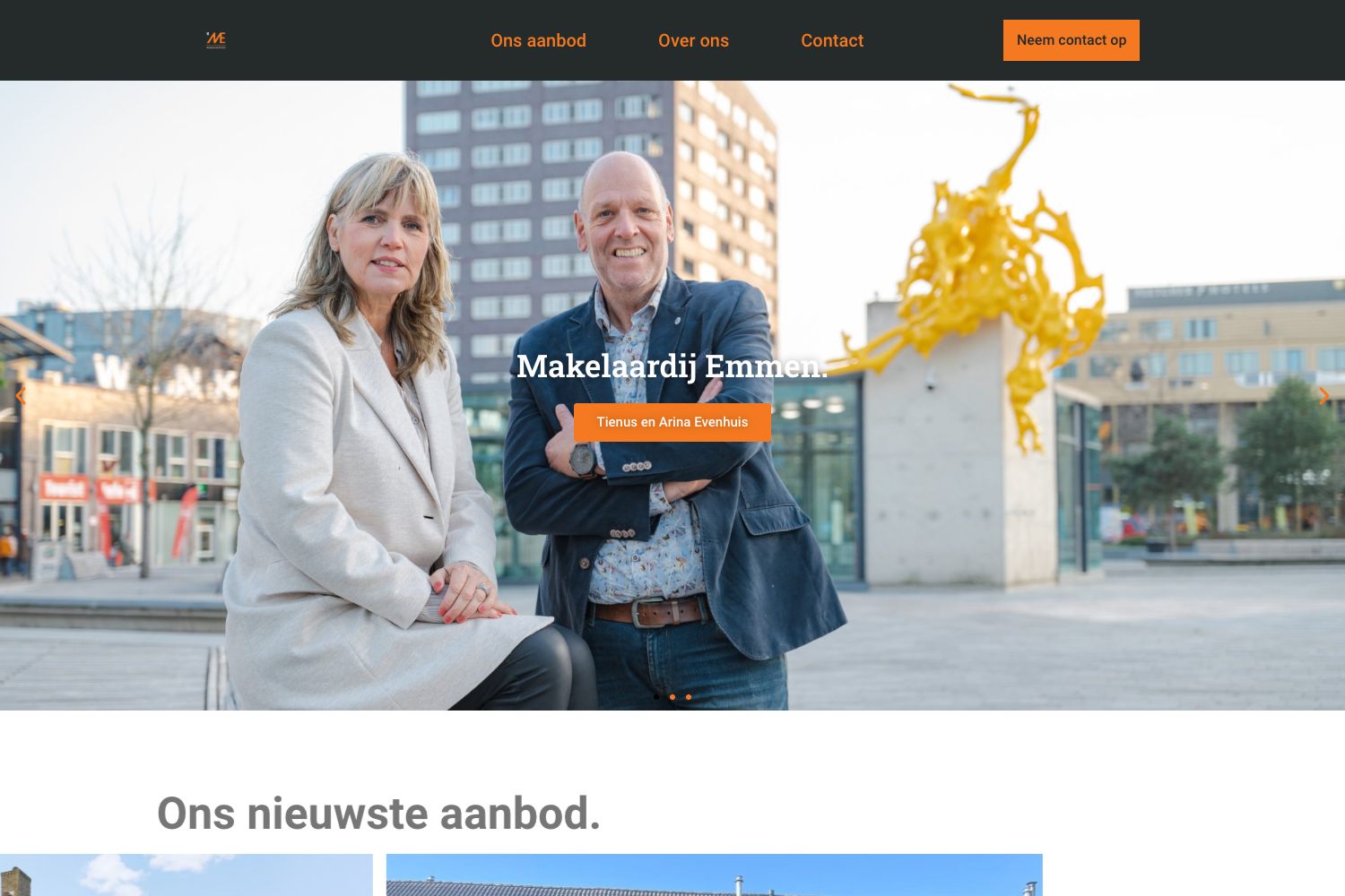 Website screenshot https://makelaardijemmen.nl
