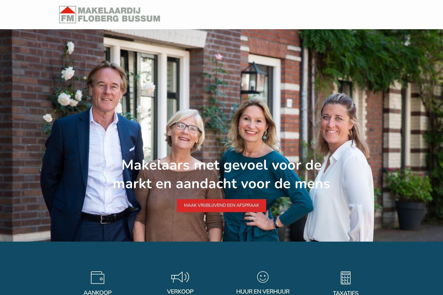 Website screenshot https://flobergbussum.nl