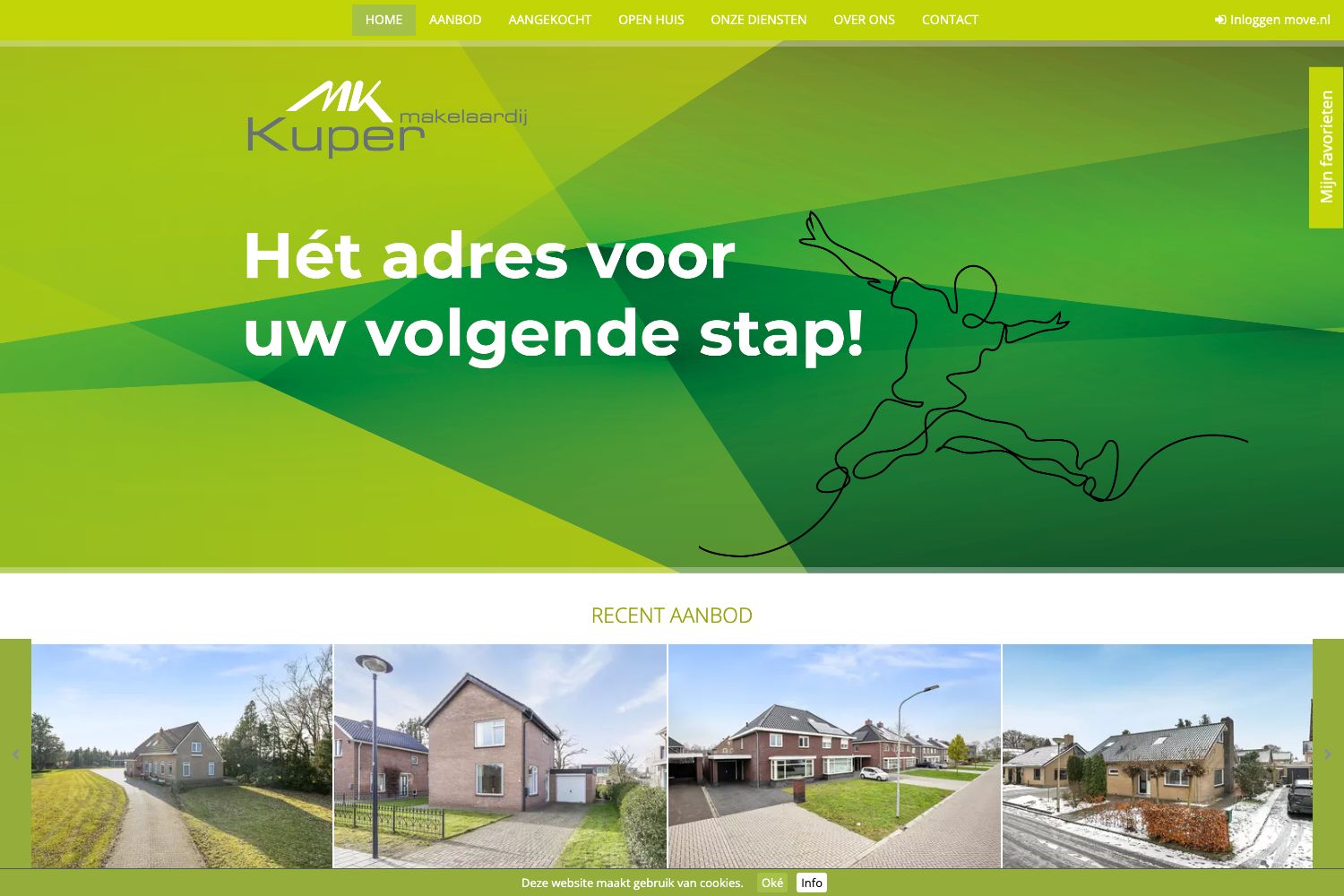 Website screenshot https://makelaardijkuper.nl
