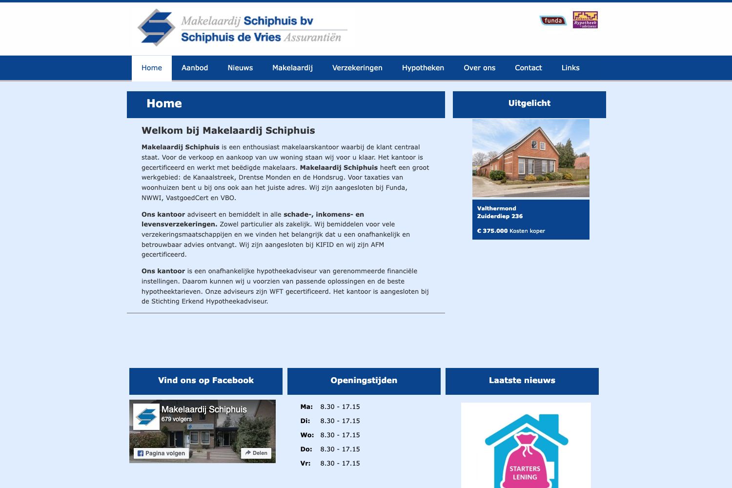 Website screenshot https://makelaardijschiphuis.nl
