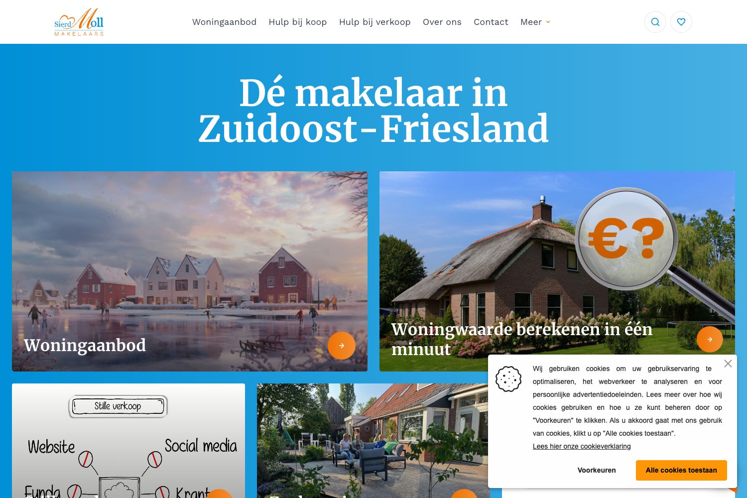 Website screenshot https://sierdmoll.nl