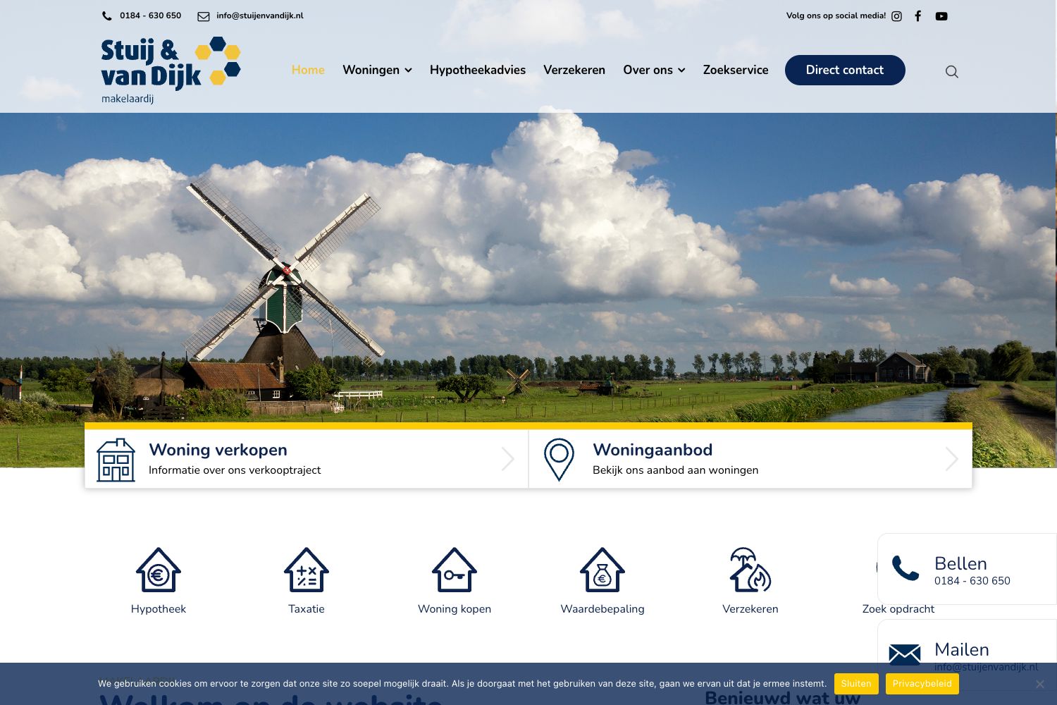 Website screenshot https://stuijenvandijk.nl