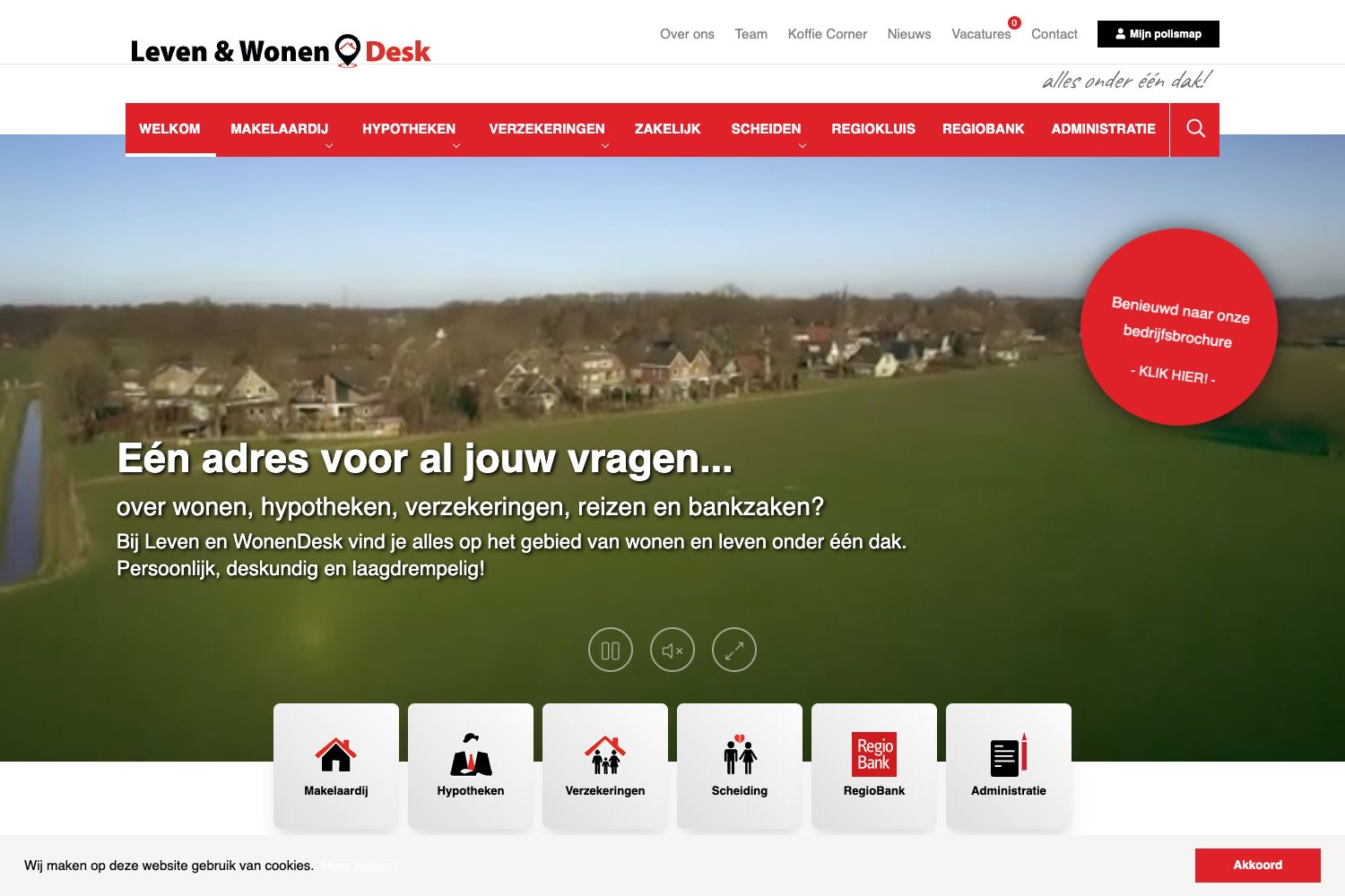 Website screenshot https://levenenwonendesk.nl