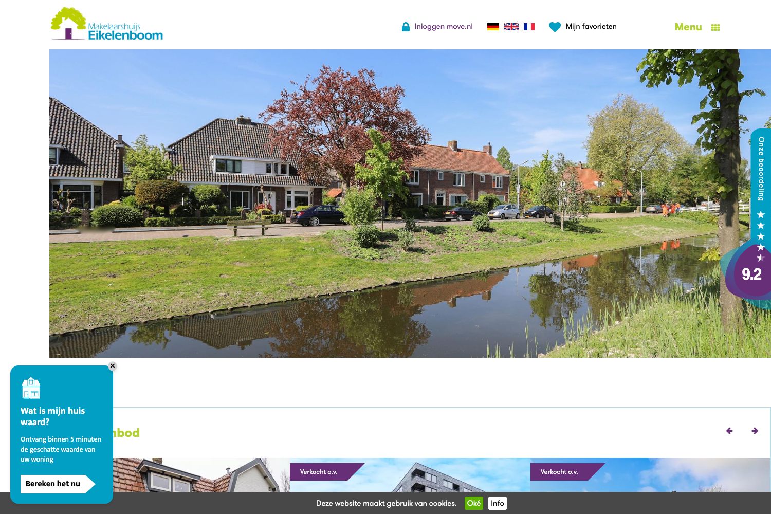 Website screenshot https://hetmakelaarshuijs.nl