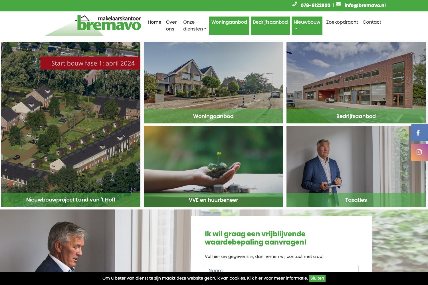 Website screenshot https://bremavo.nl
