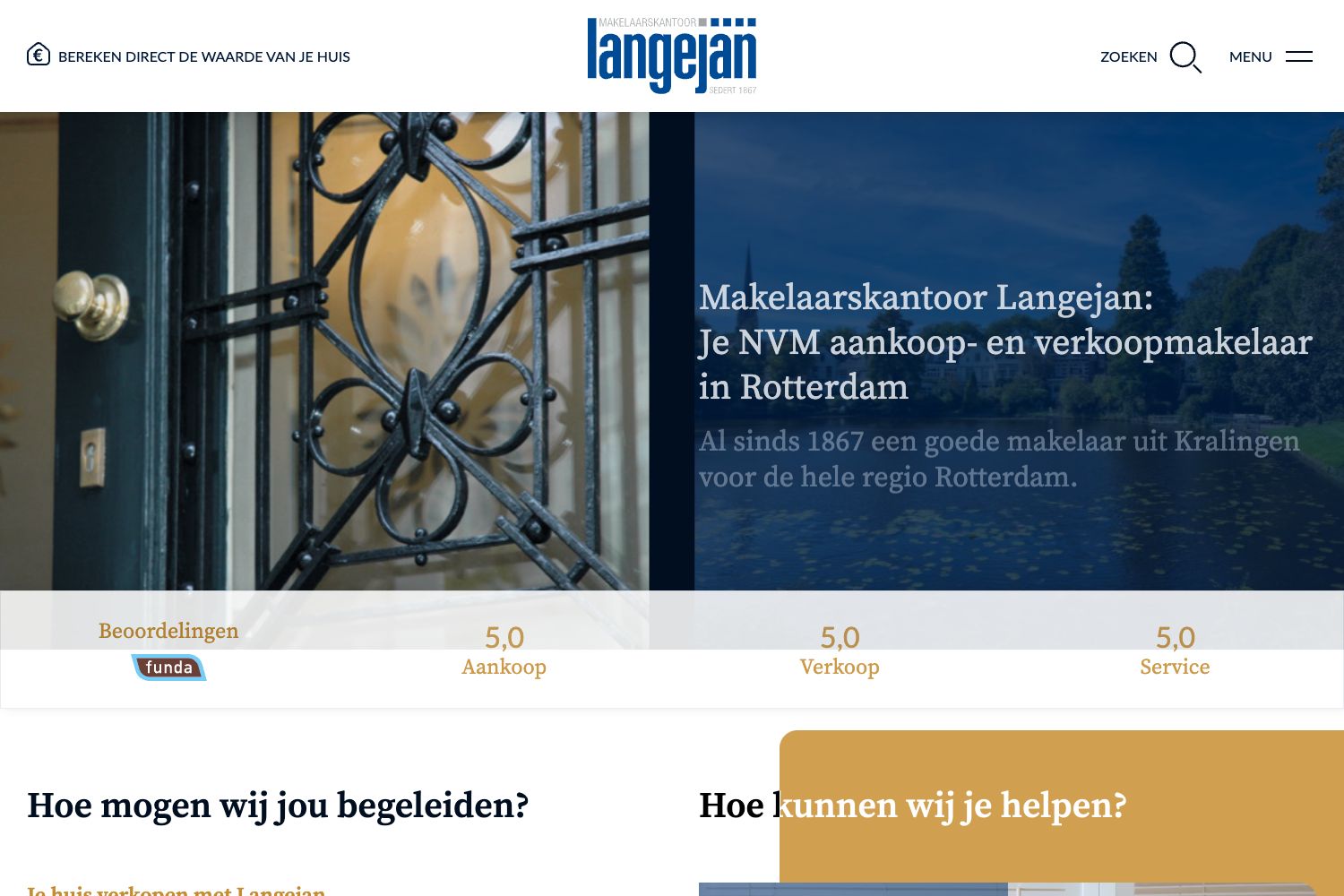 Website screenshot https://langejan.com