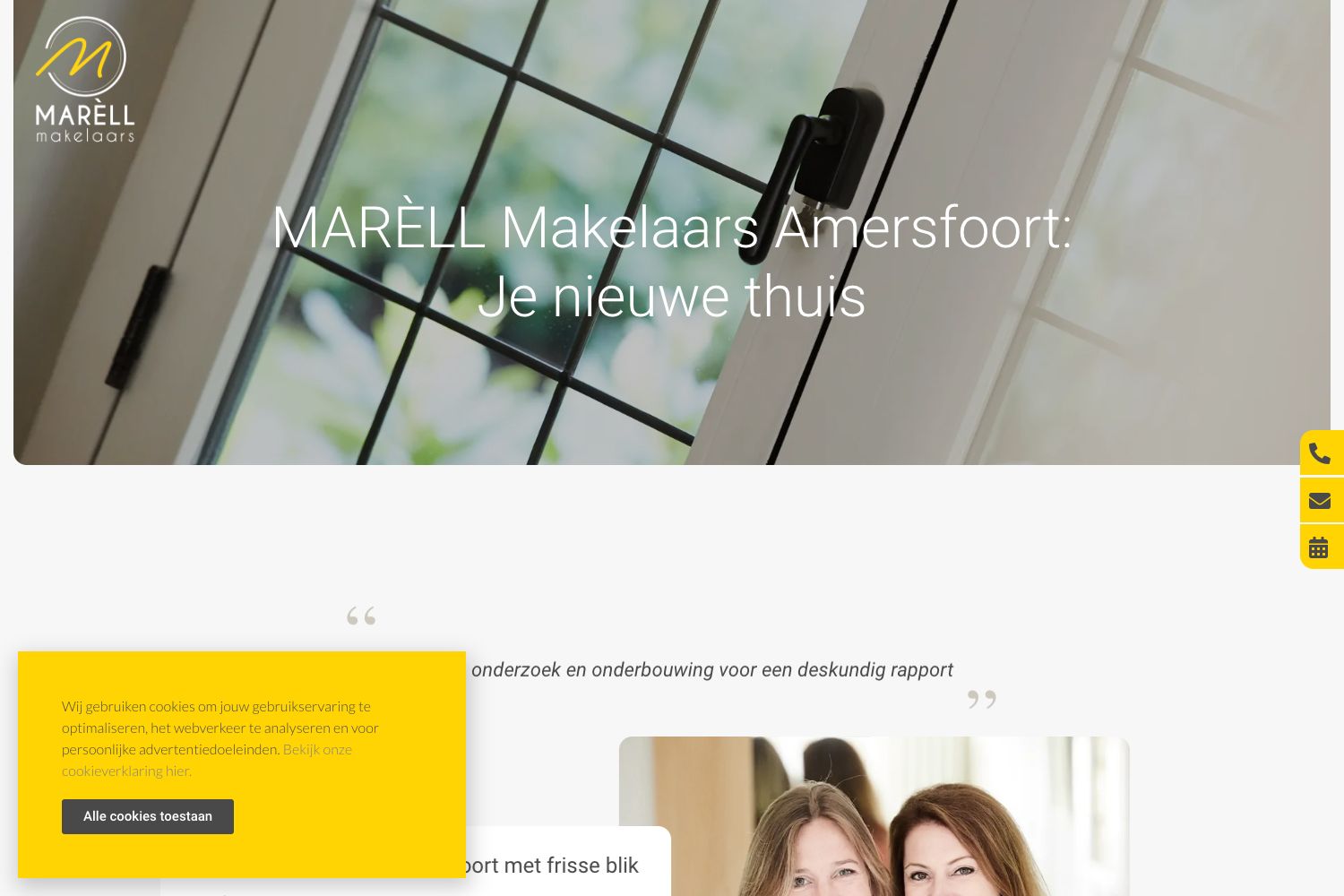 Website screenshot https://marellmakelaars.nl
